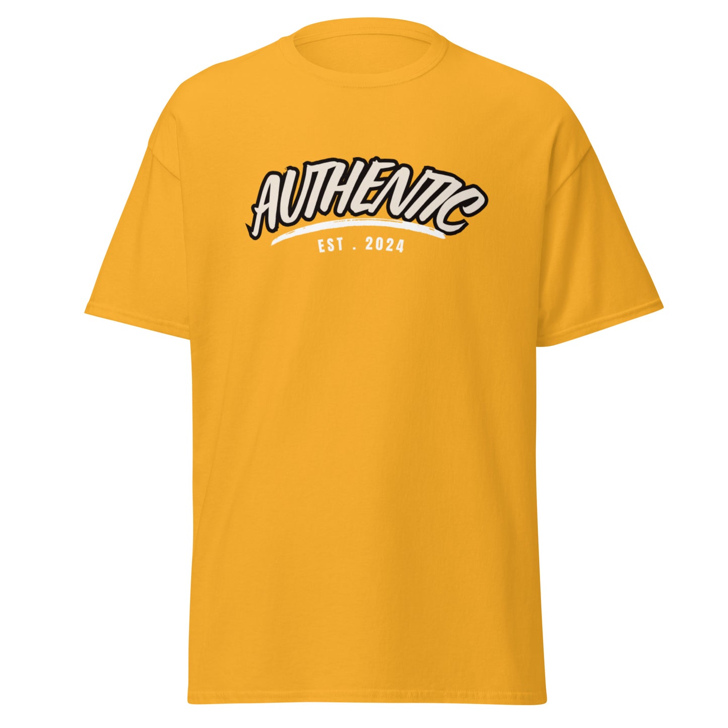 Gold Authentic Unisex classic tee